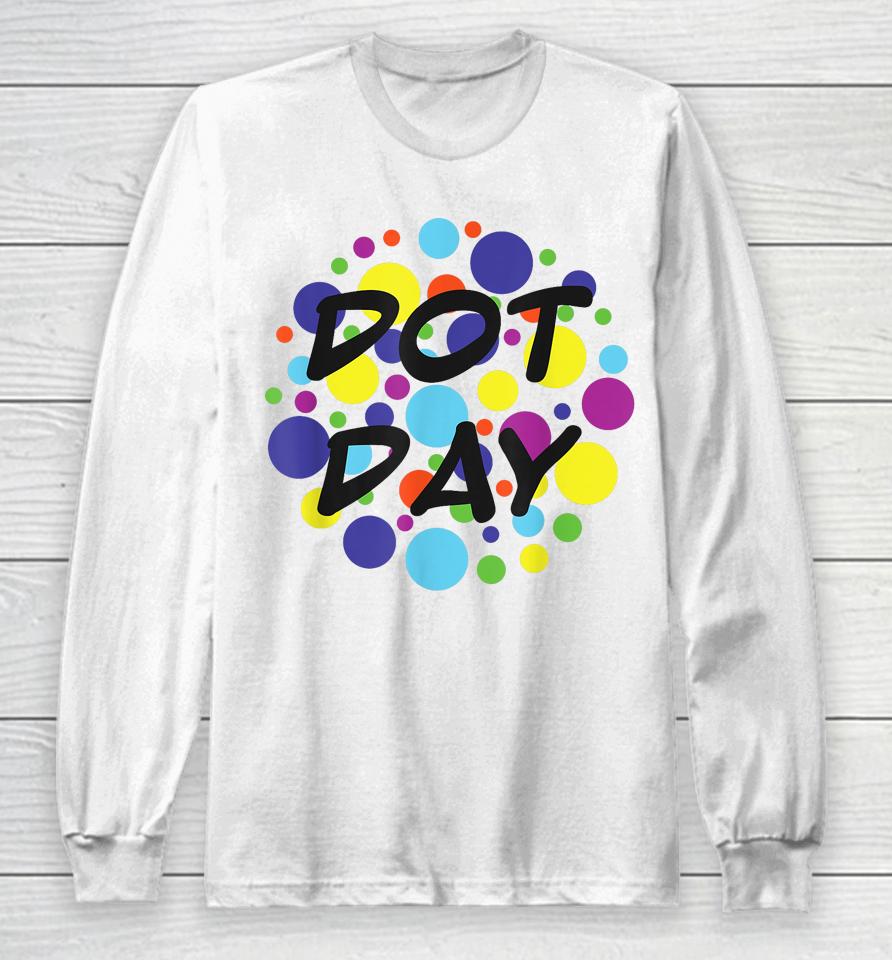International Dot Day 2023 September 15Th Boys Polka Dot Long Sleeve T-Shirt
