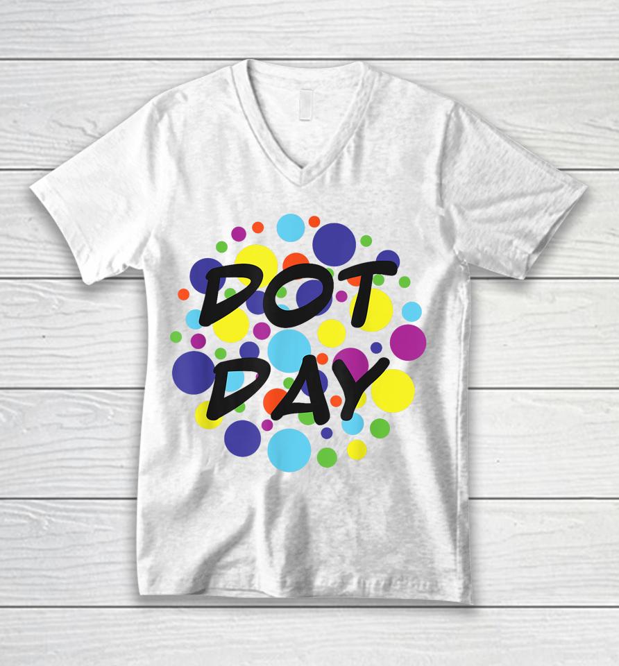 International Dot Day 2023 September 15Th Boys Polka Dot Unisex V-Neck T-Shirt