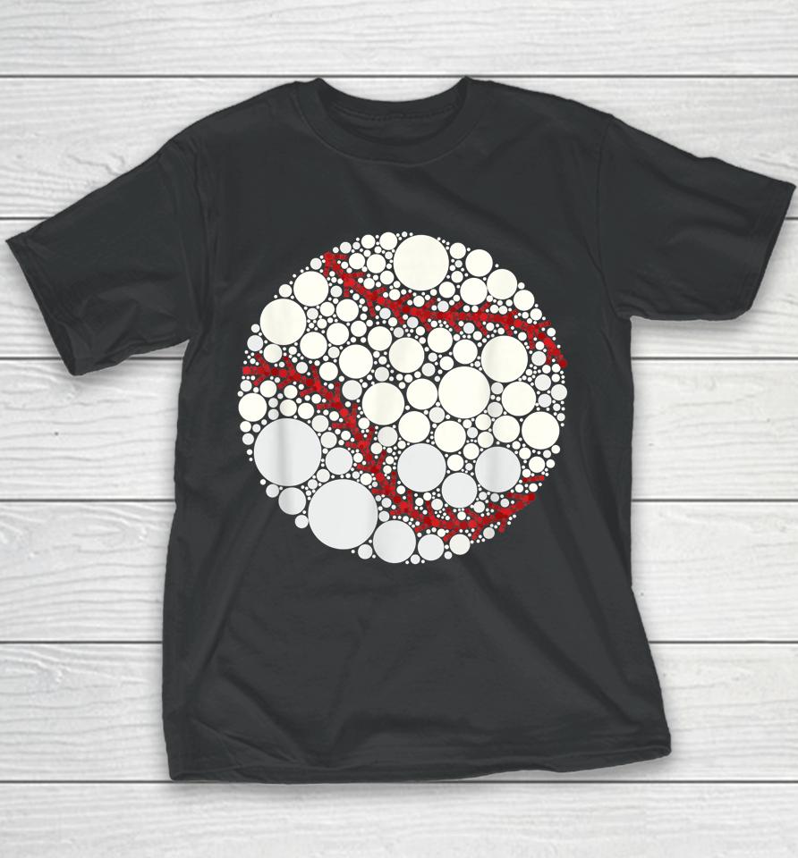 International Dot Day Baseball Polka Dot Sports Art Youth T-Shirt