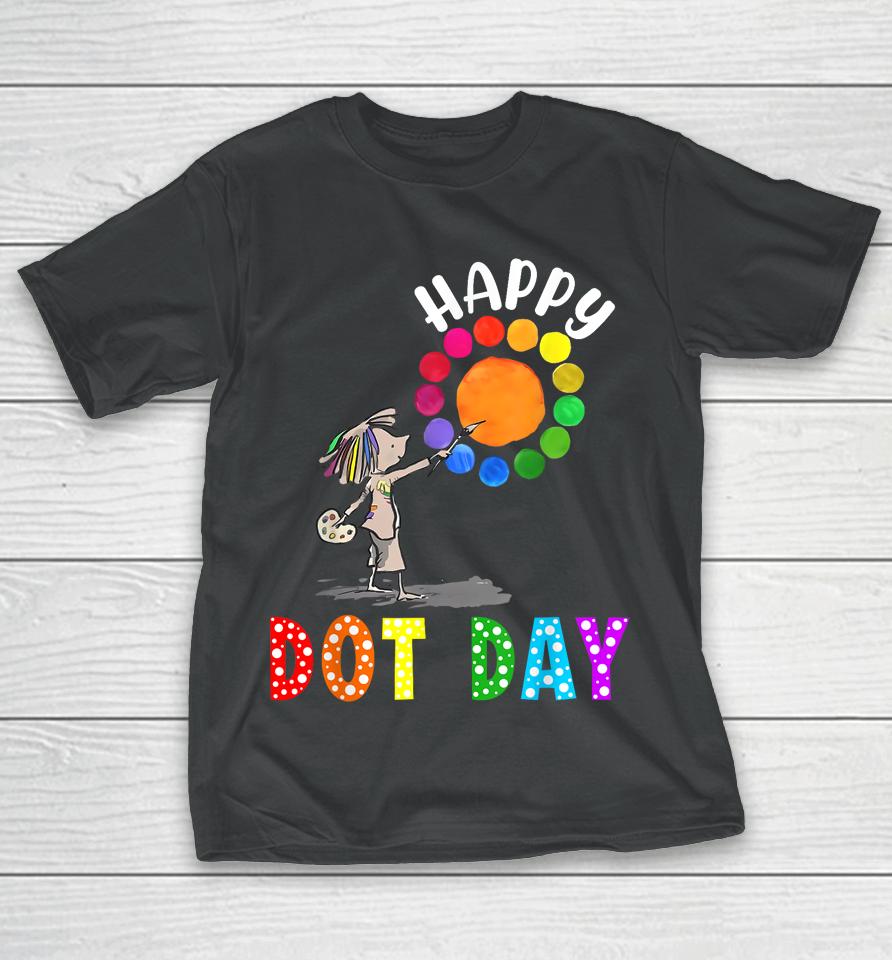 International Dot Day Kids Colorful Polka Dot Happy Dot Day T-Shirt