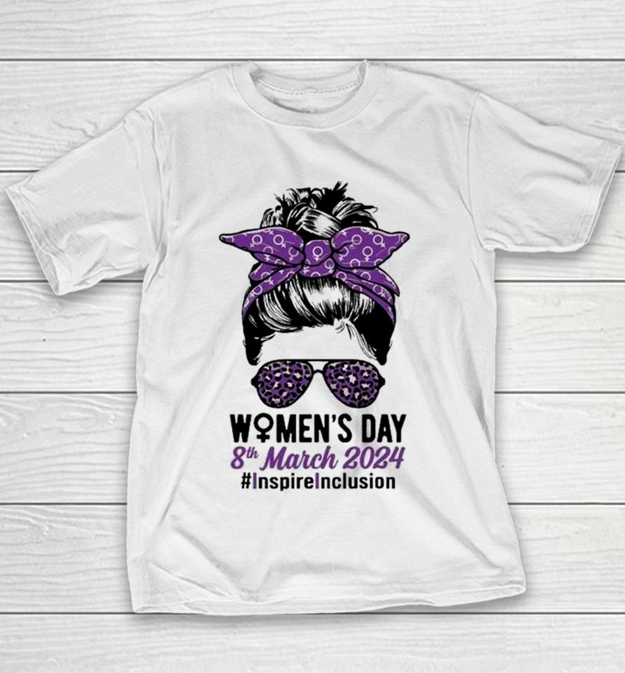 International Women Day 2024 Inspire Inclusion 8 March 24 Youth T-Shirt