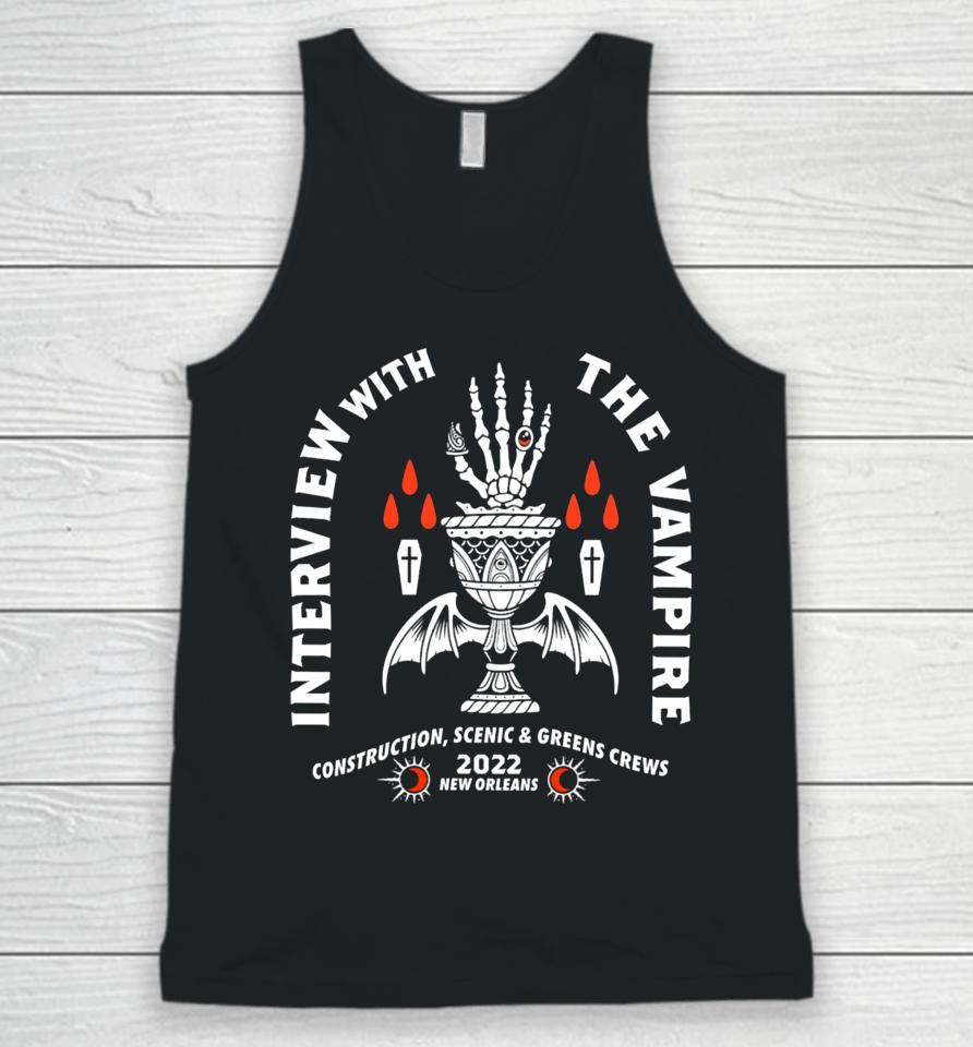 Interview With The Vampire Construction Scenic &Amp; Greens Crews 2022 New Orleans Unisex Tank Top