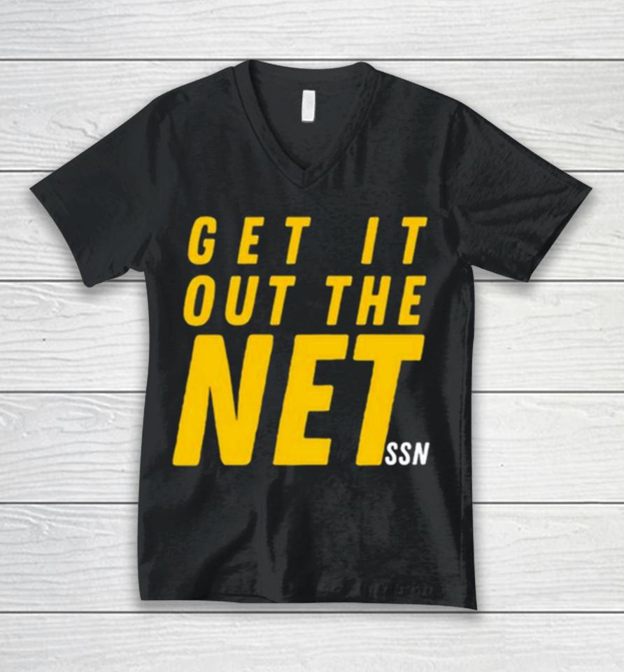 Iowa Apparel Get It Out The Net Ssn Unisex V-Neck T-Shirt