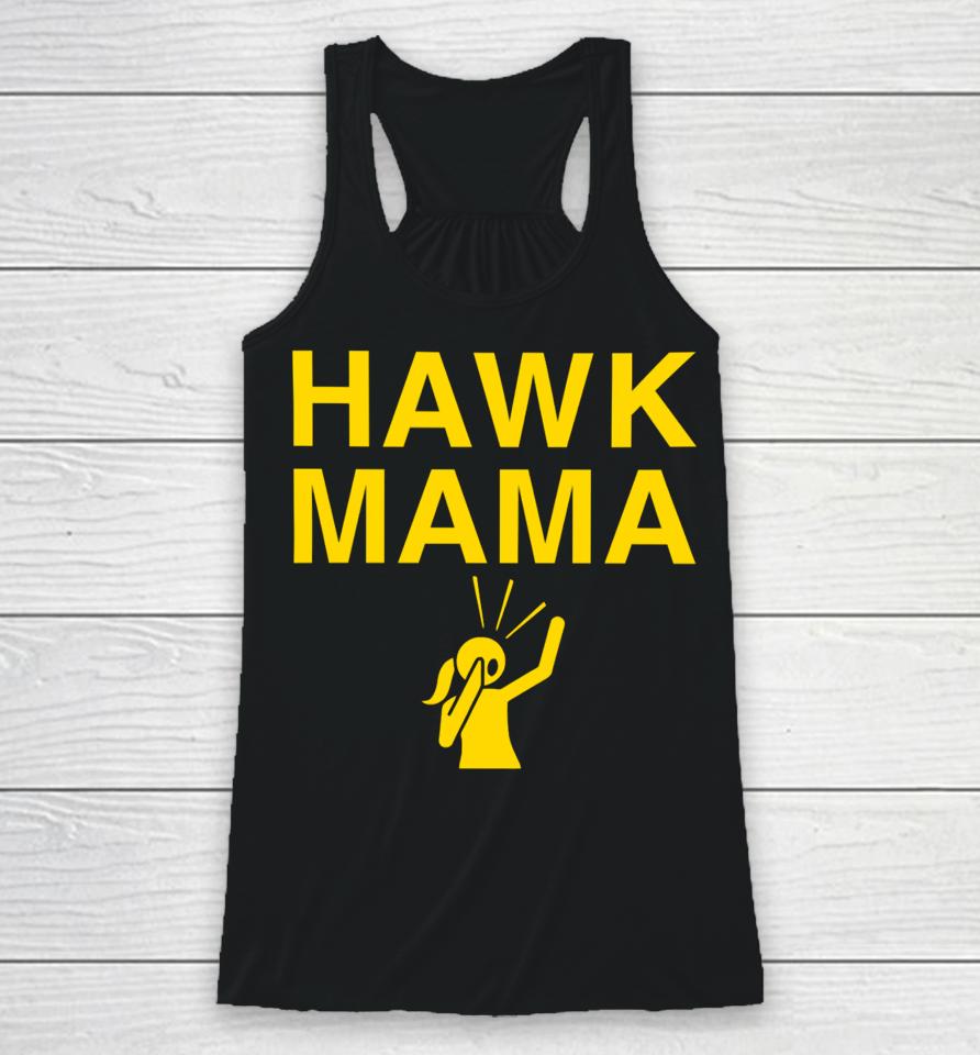 Iowa Hawk Mama Racerback Tank
