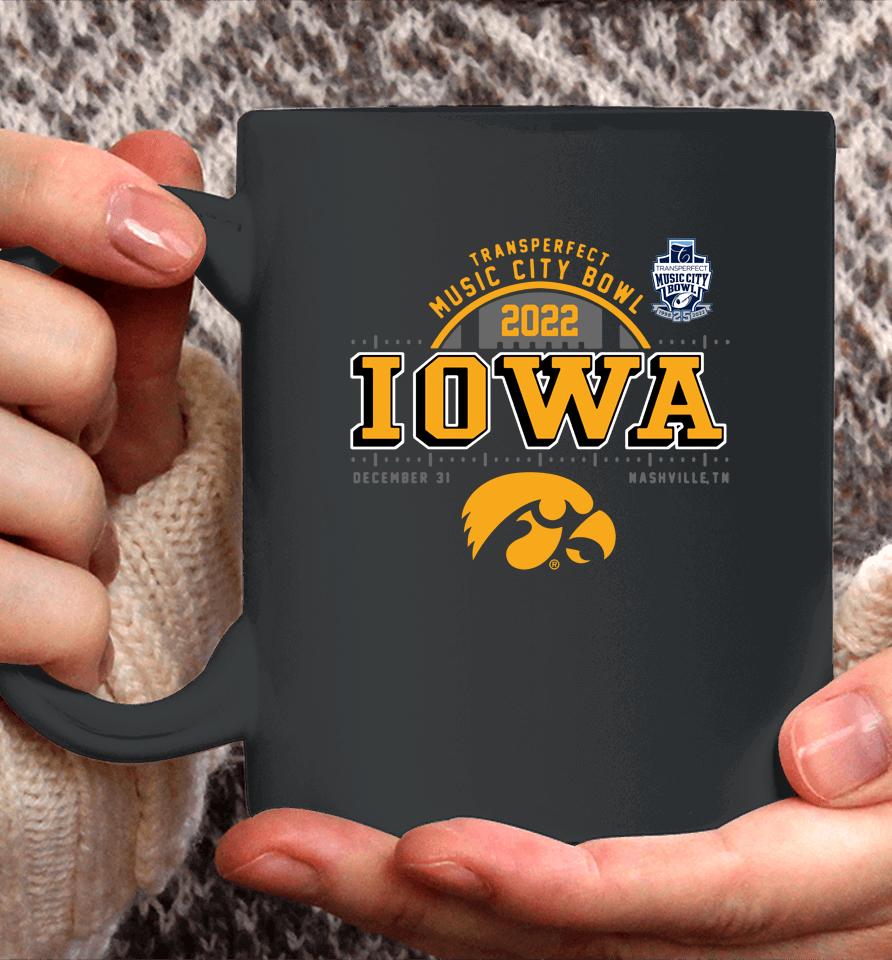 Iowa Hawkeyes 2022 Music City Bowl Bound Playoff Semifinal Coffee Mug