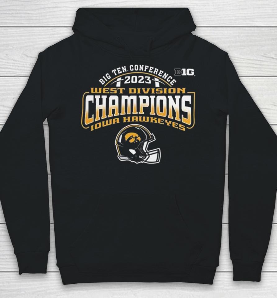 Iowa Hawkeyes Football B1G West Division Conference Champions 2023 Hoodie
