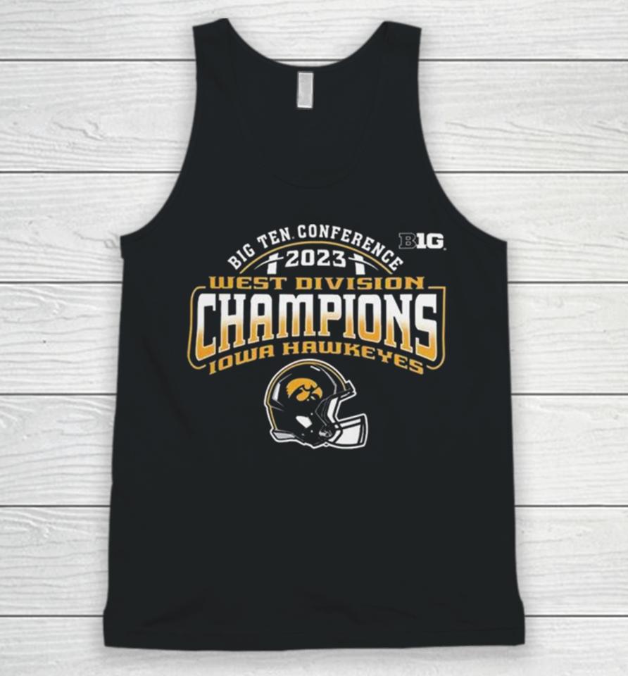 Iowa Hawkeyes Football B1G West Division Conference Champions 2023 Unisex Tank Top