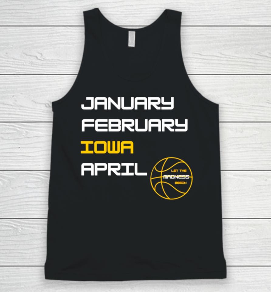 Iowa Hawkeyes Ncaa Basketball March Madnes Unisex Tank Top