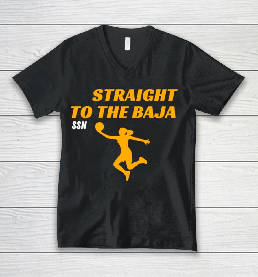 Iowa Hawkeyes Straight To The Baja Ssn Ncaa Unisex V-Neck T-Shirt