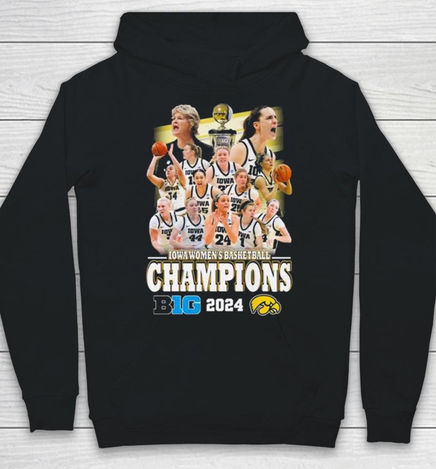 Iowa Hawkeyes Women’s Basketball Big 2024 Champions Hoodie