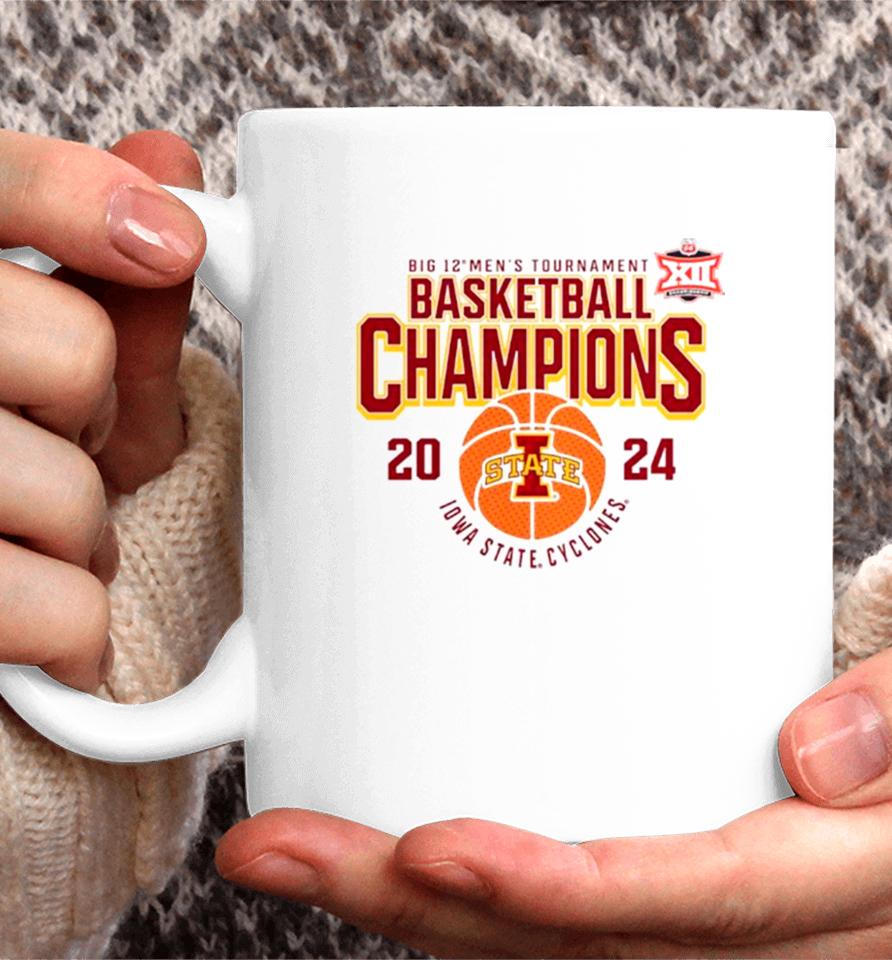 Iowa State Cyclones 2024 Big 12 Men’s Tournament Basketball Champions Coffee Mug