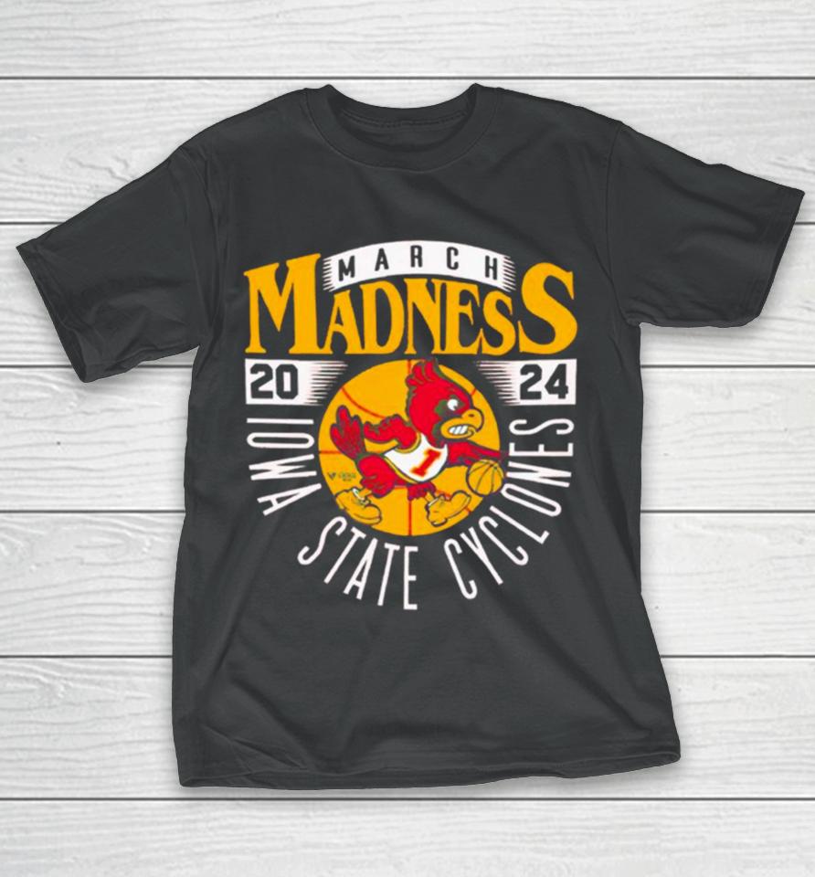 Iowa State Cyclones 2024 March Madness Mascot T-Shirt