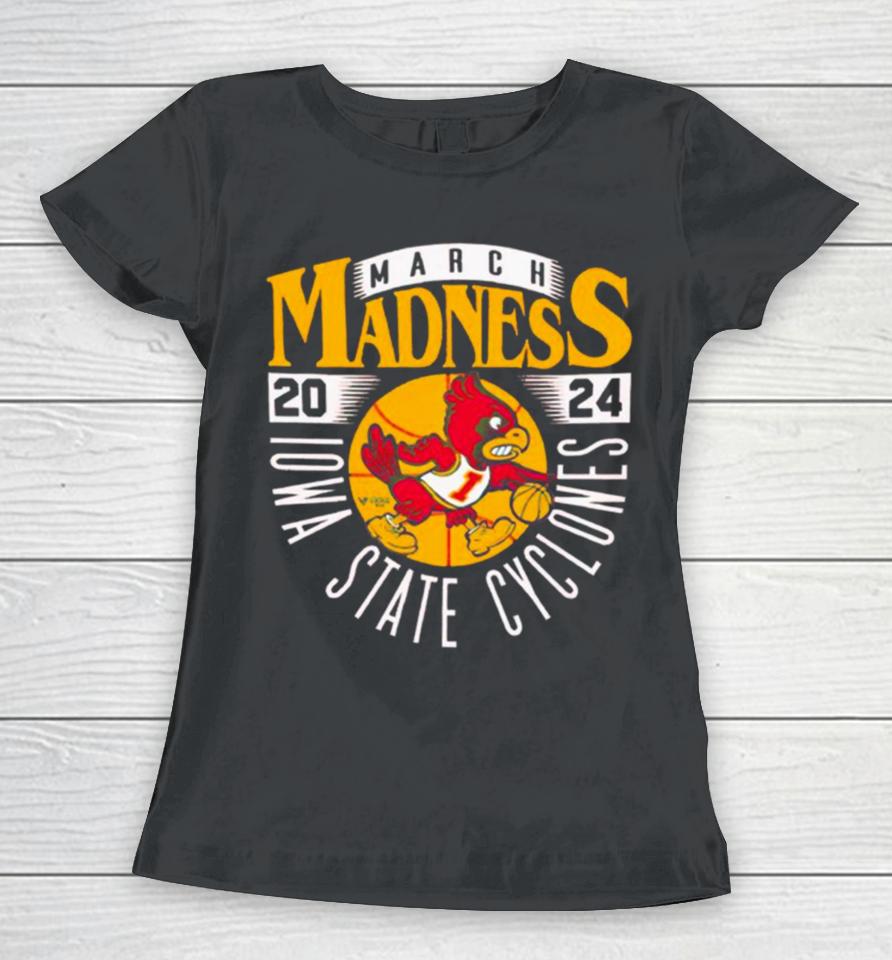 Iowa State Cyclones 2024 March Madness Mascot Women T-Shirt