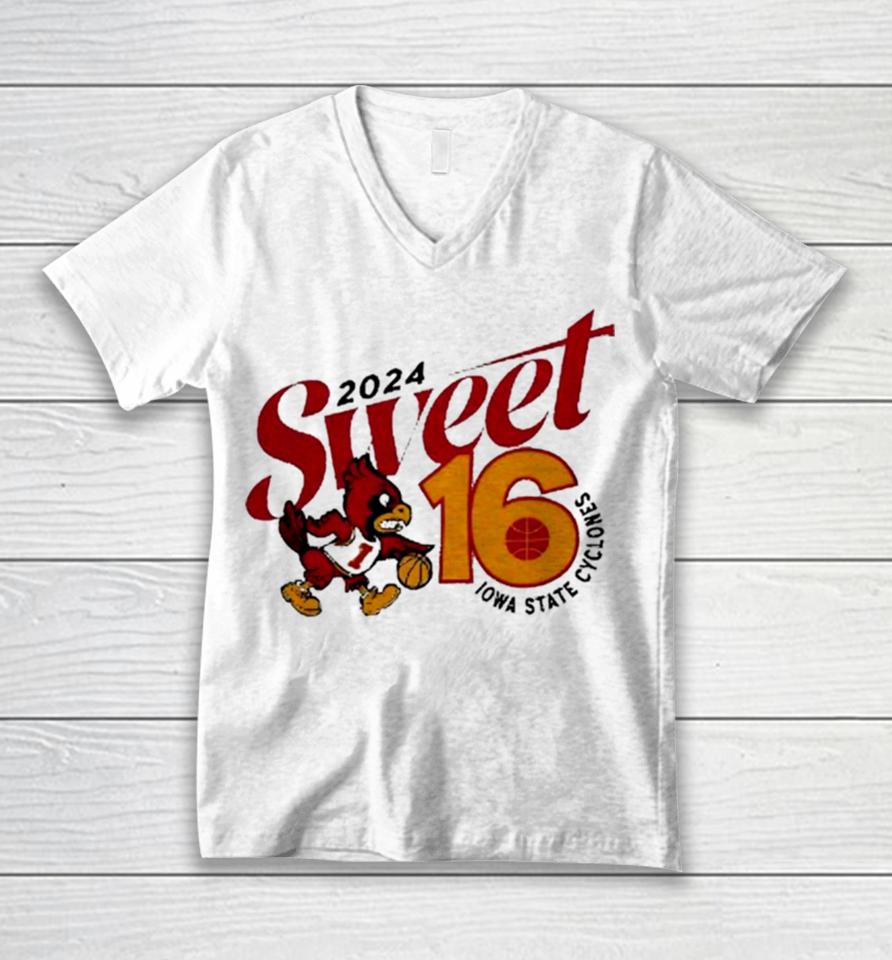 Iowa State Cyclones 2024 March Madness Unisex V-Neck T-Shirt
