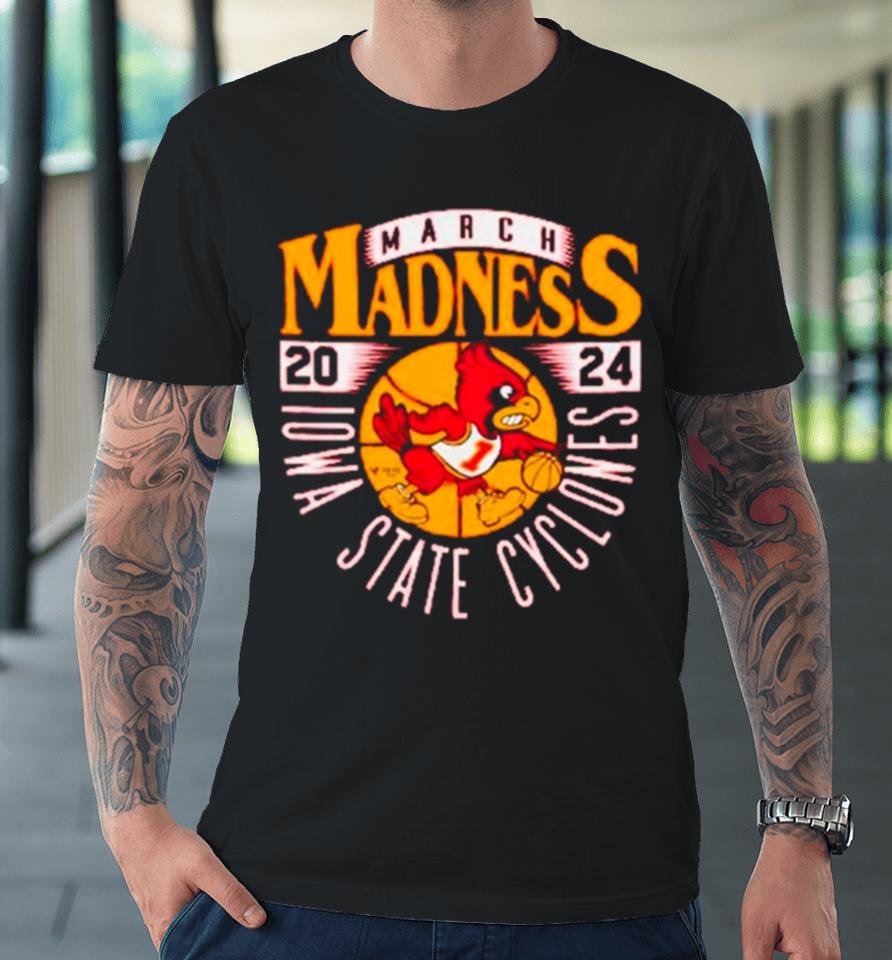 Iowa State Cyclones 2024 Ncaa March Madness Retro Premium T-Shirt