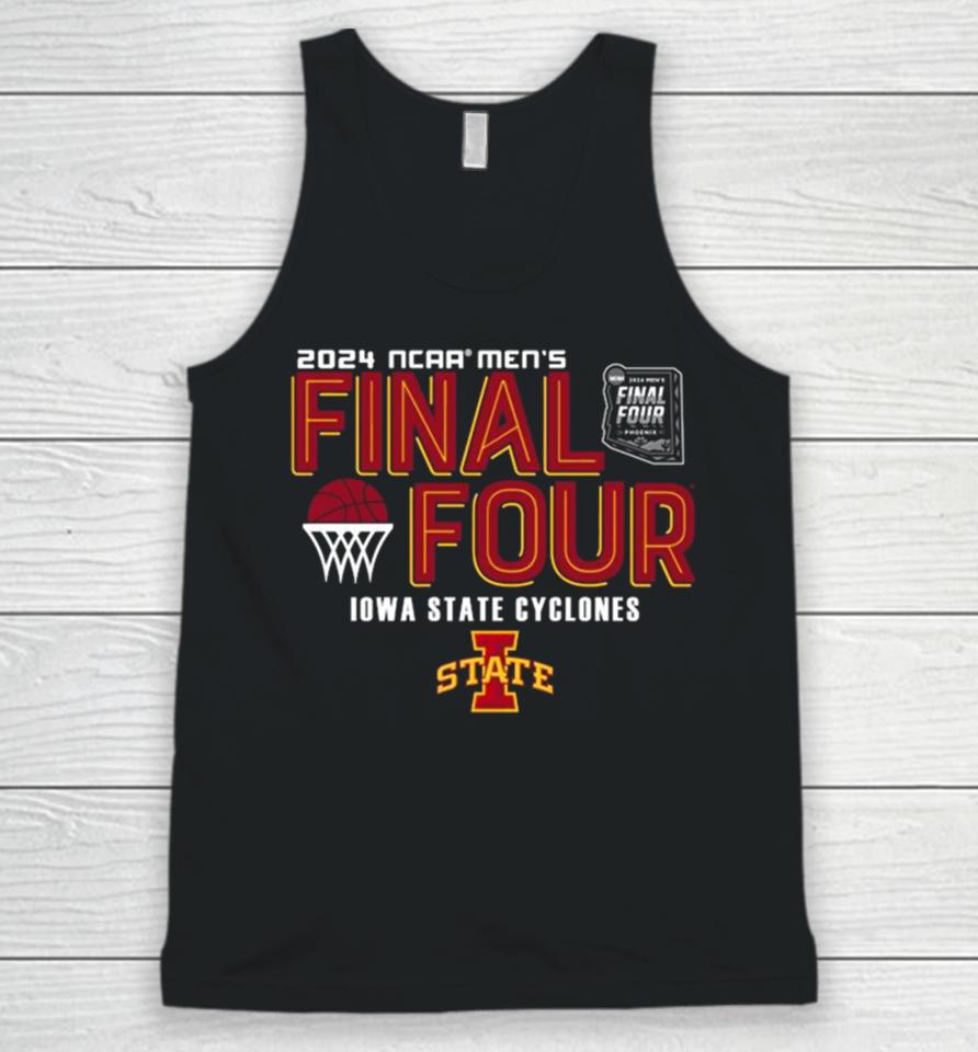 Iowa State Cyclones 2024 Ncaa Men’s Basketball March Madness Final Four Unisex Tank Top
