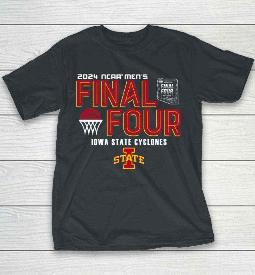 Iowa State Cyclones 2024 Ncaa Men’s Basketball March Madness Final Four Youth T-Shirt