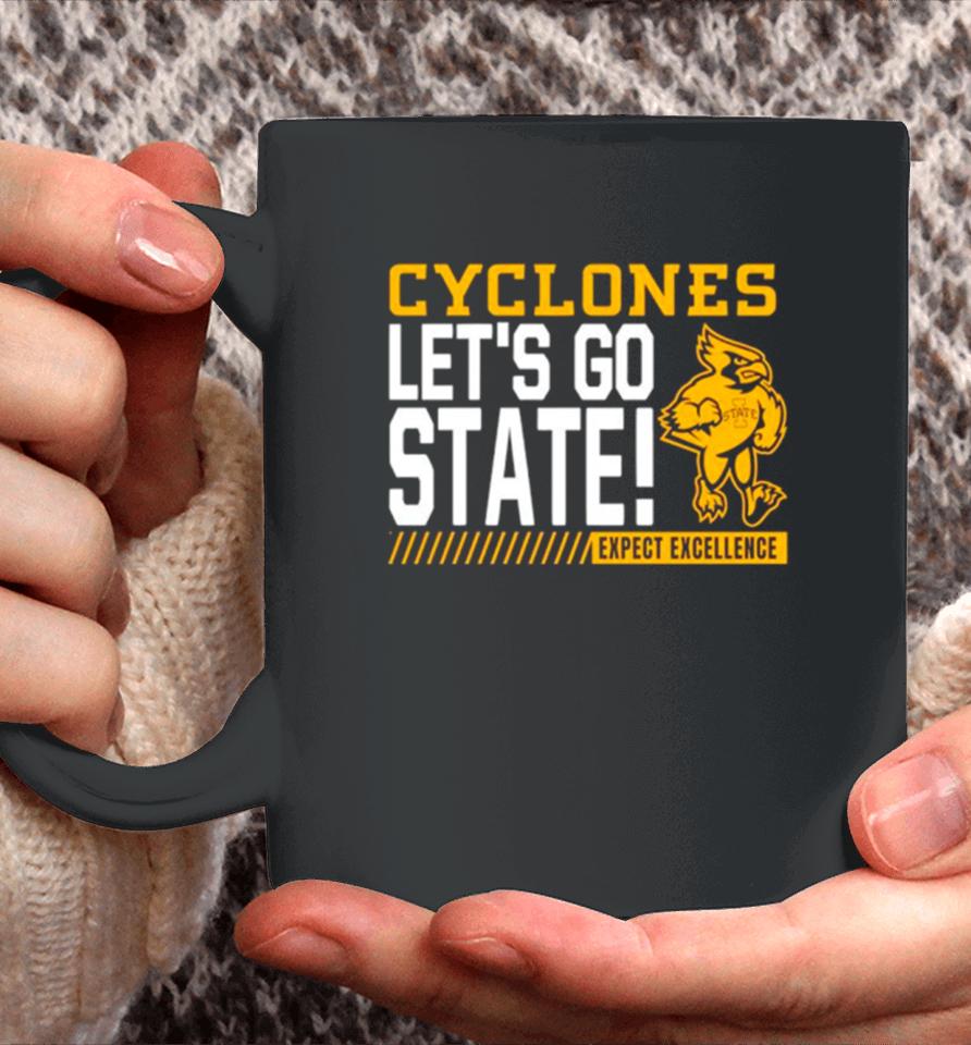 Iowa State Cyclones Let’s Go State Expect Excellence Coffee Mug