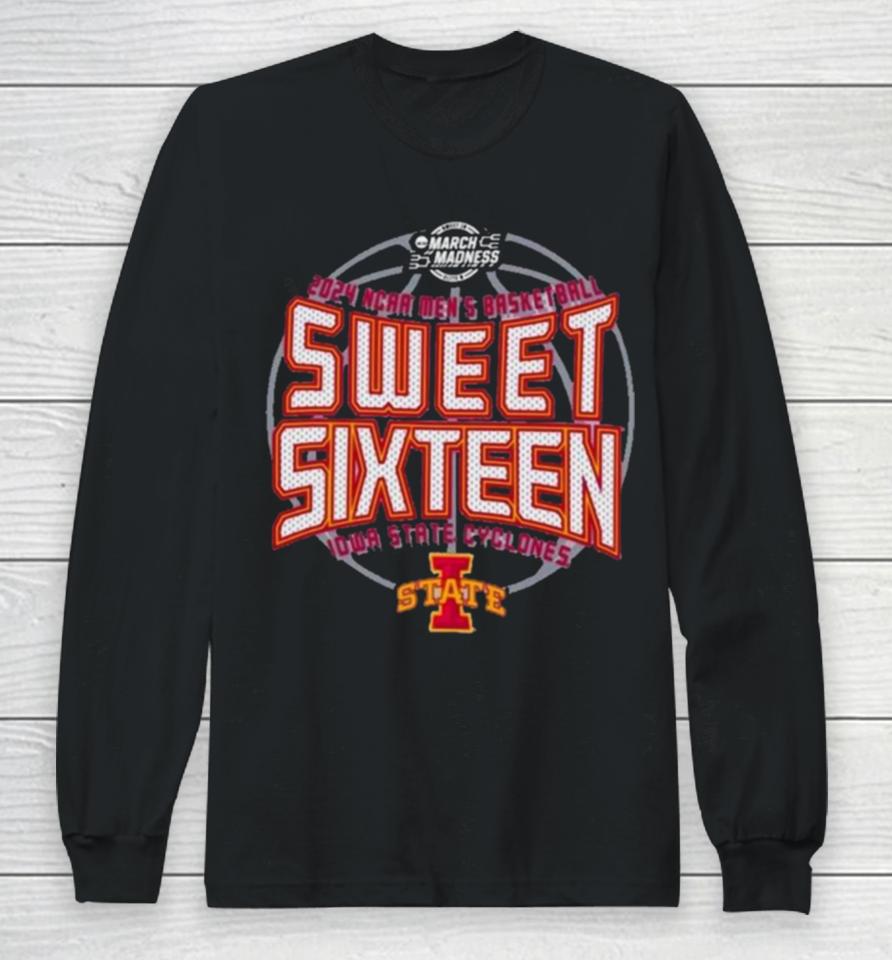 Iowa State Cyclones Men’s Basketball 2024 Sweet 16 Long Sleeve T-Shirt
