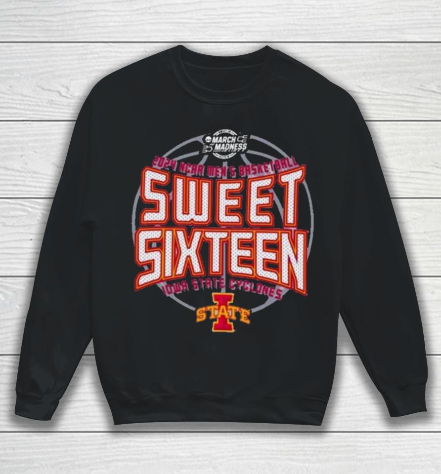 Iowa State Cyclones Men’s Basketball 2024 Sweet 16 Sweatshirt