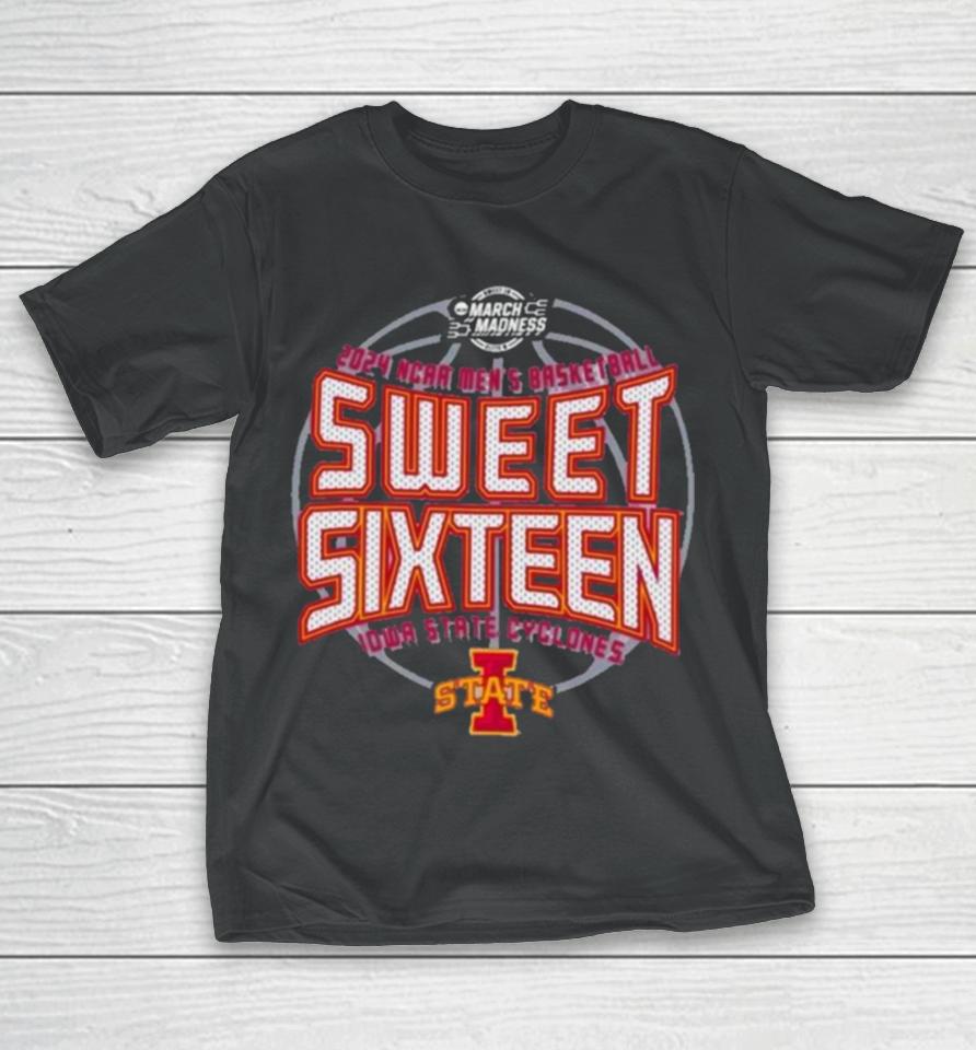 Iowa State Cyclones Men’s Basketball 2024 Sweet 16 T-Shirt
