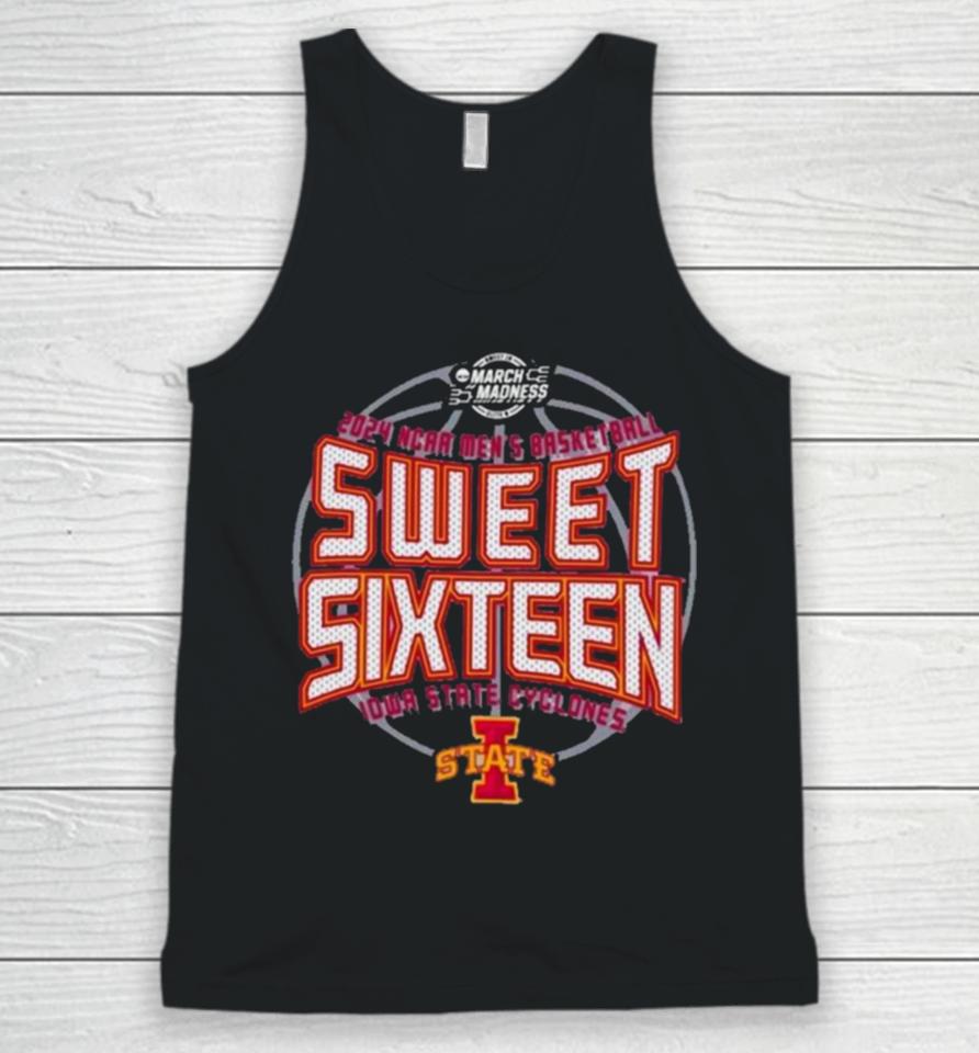 Iowa State Cyclones Men’s Basketball 2024 Sweet 16 Unisex Tank Top