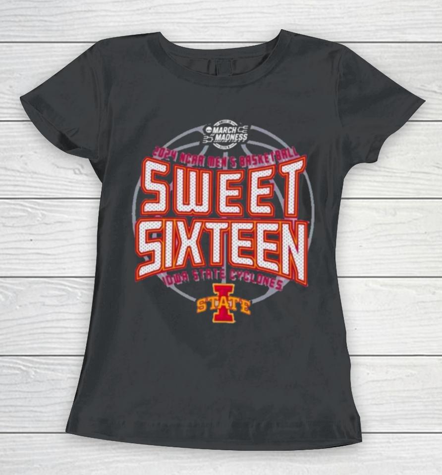 Iowa State Cyclones Men’s Basketball 2024 Sweet 16 Women T-Shirt