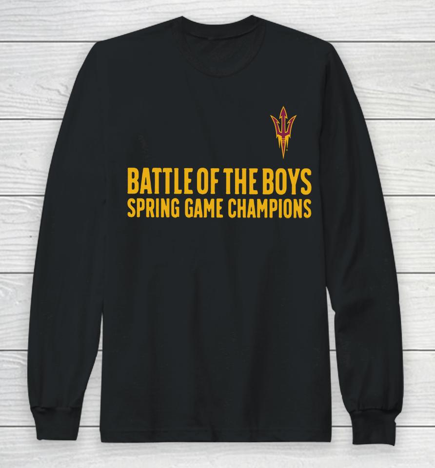 Iowa State Sun Devil Battle Of The Boys Spring Game Champions Long Sleeve T-Shirt