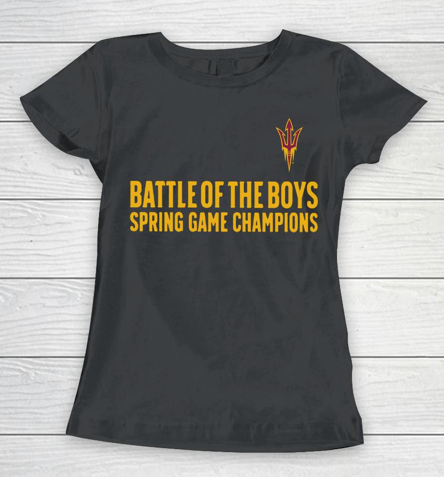 Iowa State Sun Devil Battle Of The Boys Spring Game Champions Women T-Shirt