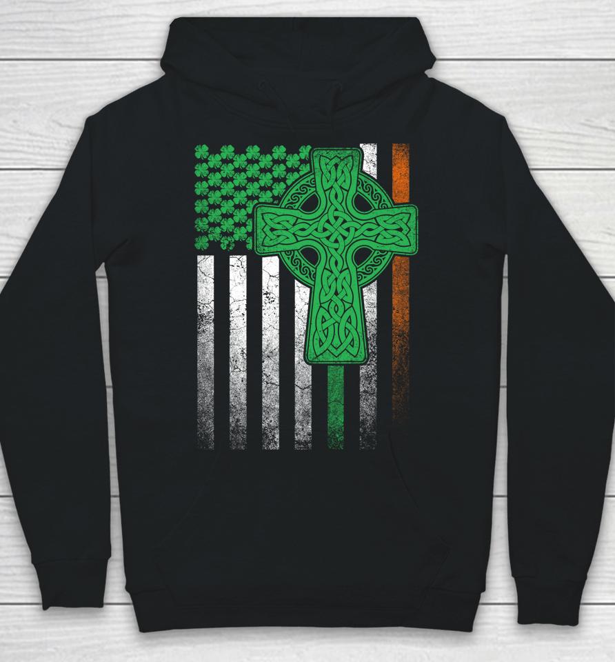 Irish American Flag Ireland Flag St Patrick’s Day Hoodie