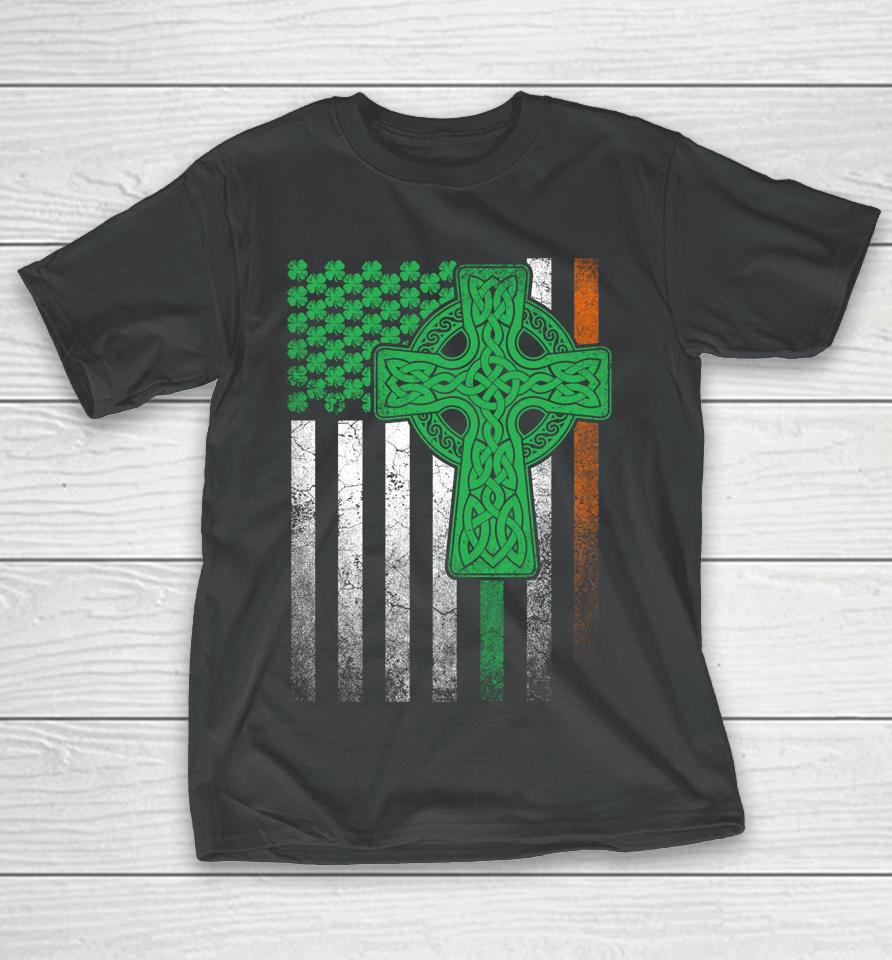 Irish American Flag Ireland Flag St Patrick’s Day T-Shirt