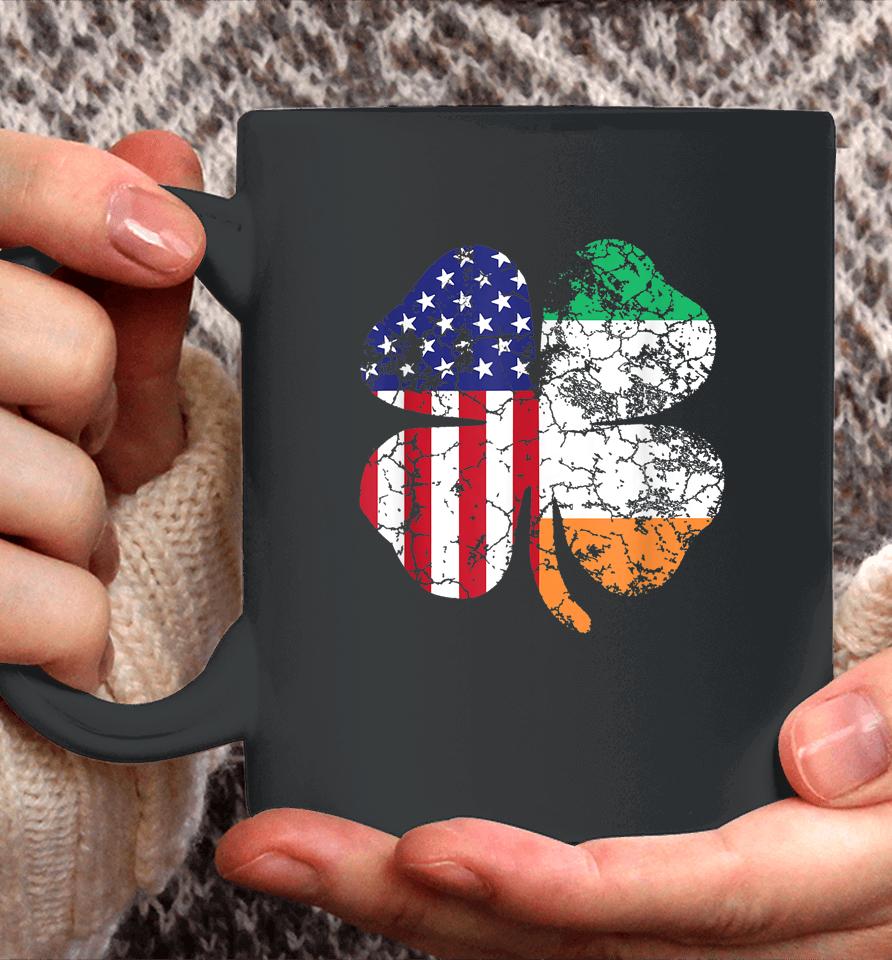 Irish American Shamrock Flag St Patrick's Paddy Patty Day Coffee Mug