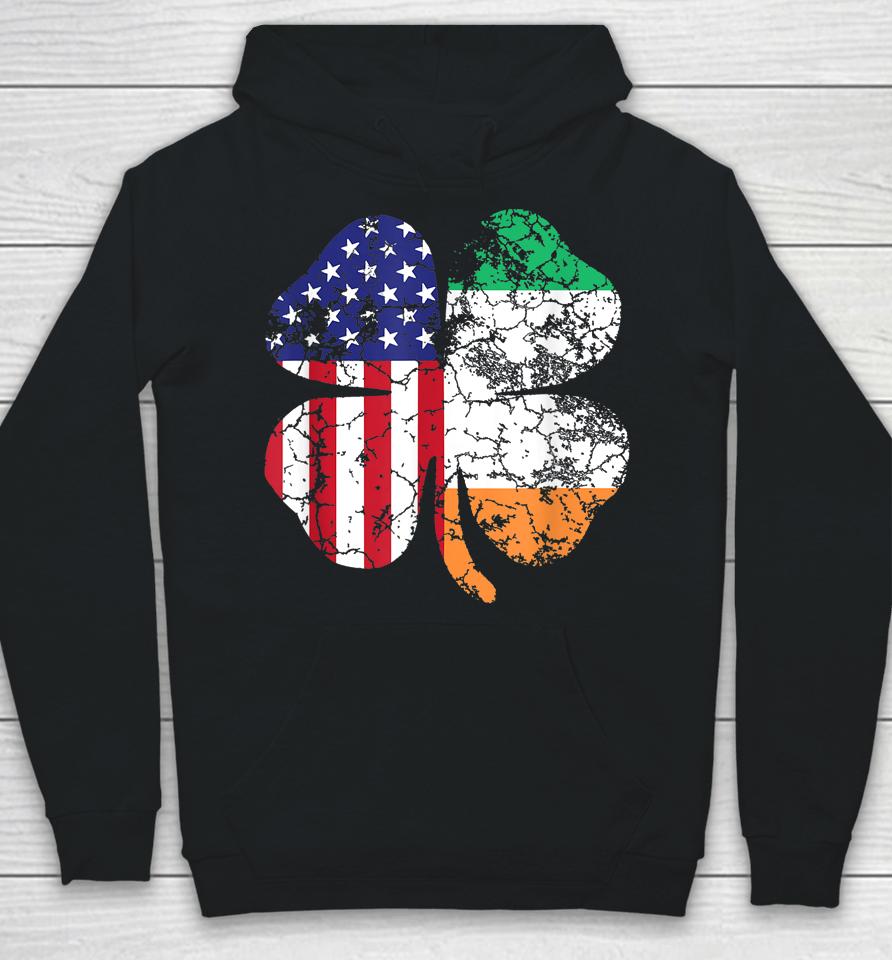 Irish American Shamrock Flag St Patrick's Paddy Patty Day Hoodie