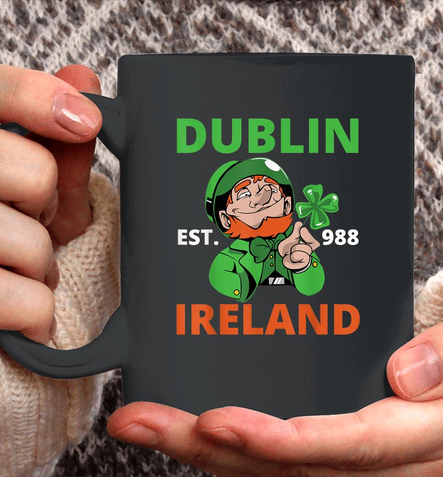 Irish Beer Ireland Flag St Patricks Day Leprechaun Coffee Mug