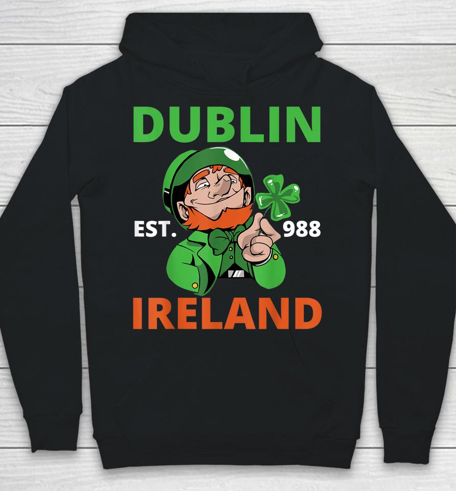 Irish Beer Ireland Flag St Patricks Day Leprechaun Hoodie
