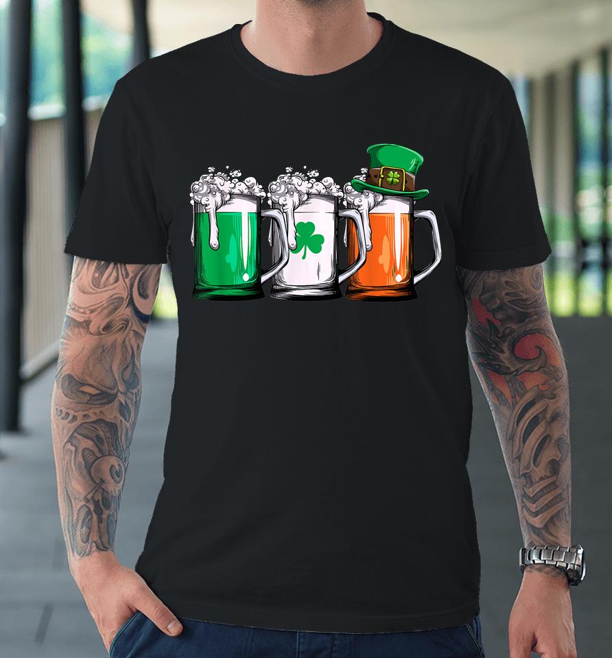 Irish Beer Ireland Flag St Patrick's Day Premium T-Shirt