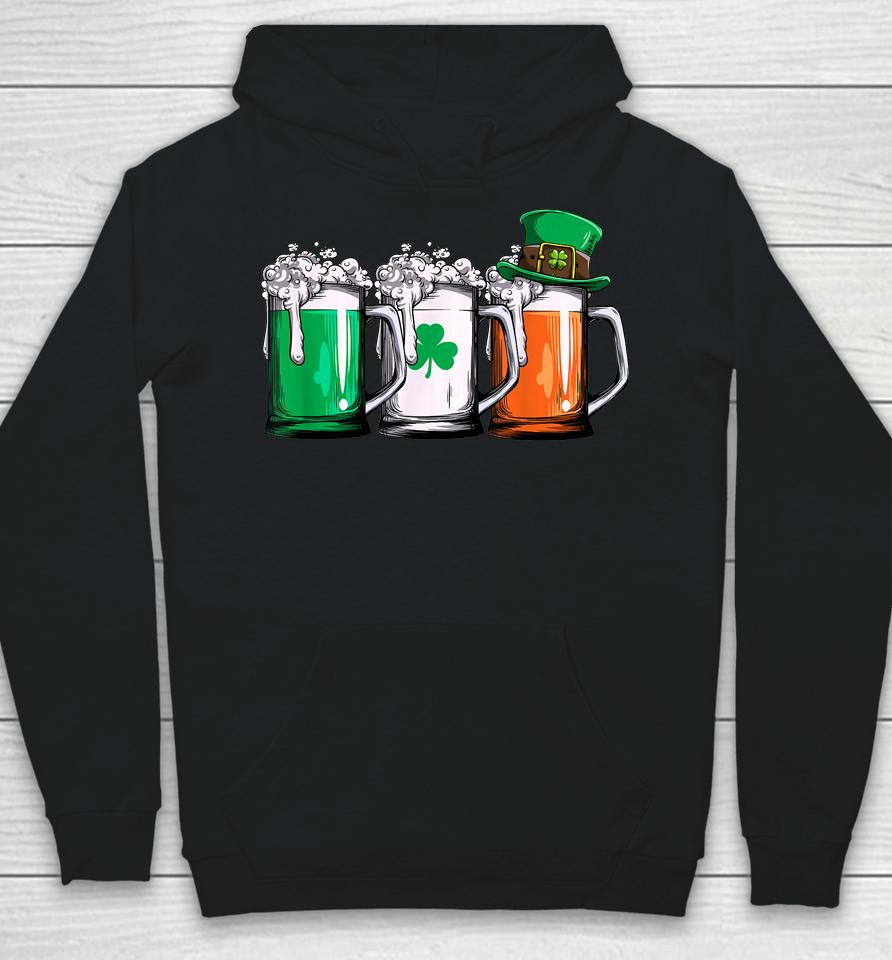 Irish Beer Ireland Flag St Patrick's Day Hoodie