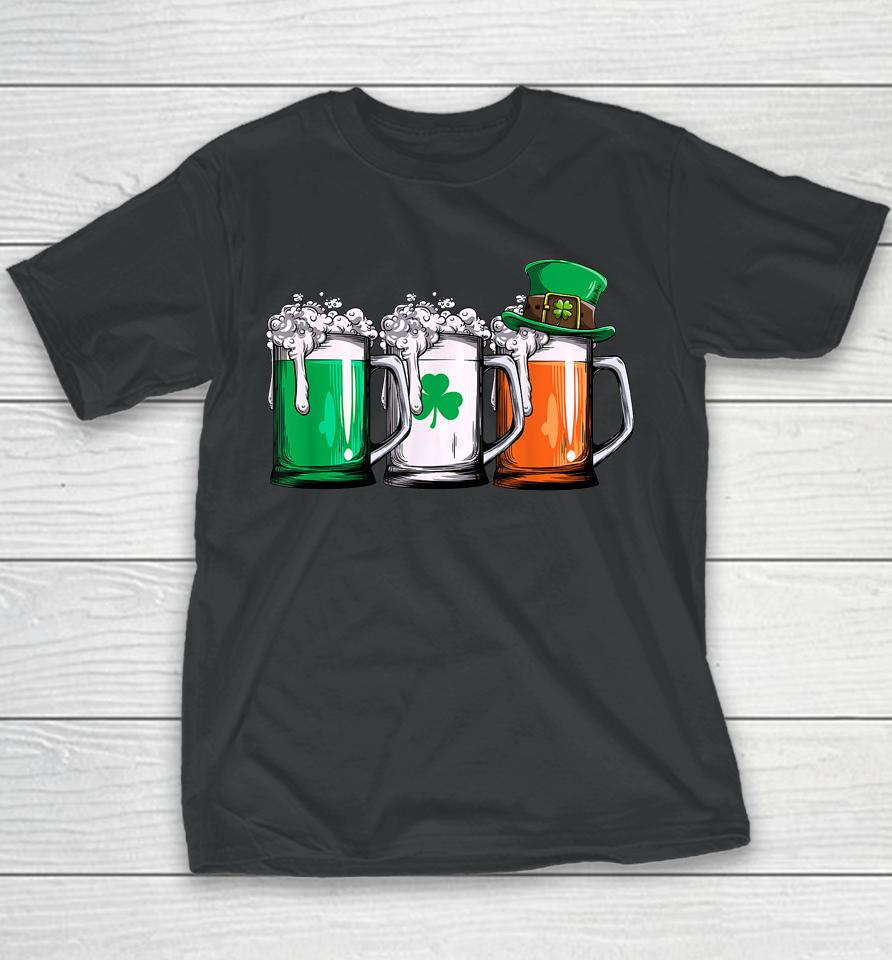 Irish Beer Ireland Flag St Patrick's Day Youth T-Shirt