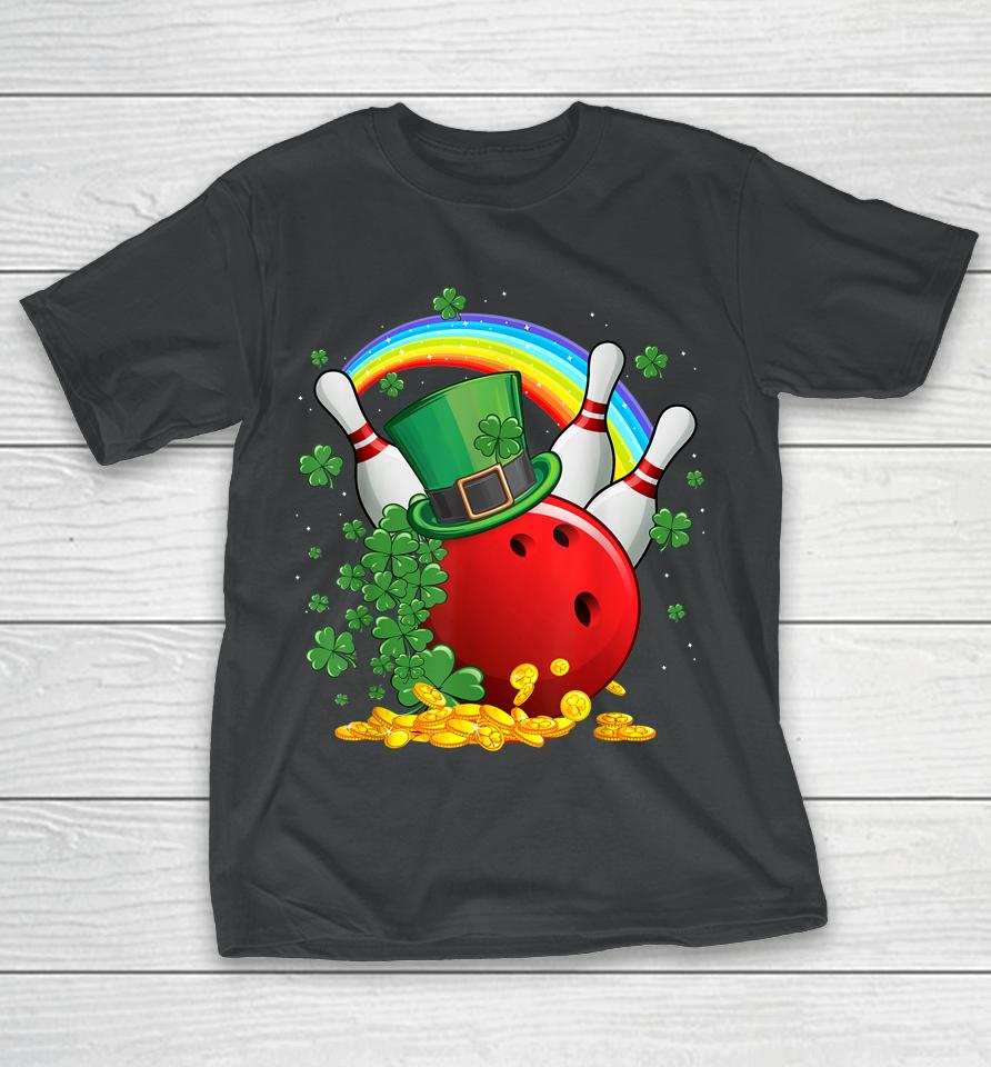 Irish Bowling Balls Shamrock Leprechaun St Patrick's Day T-Shirt