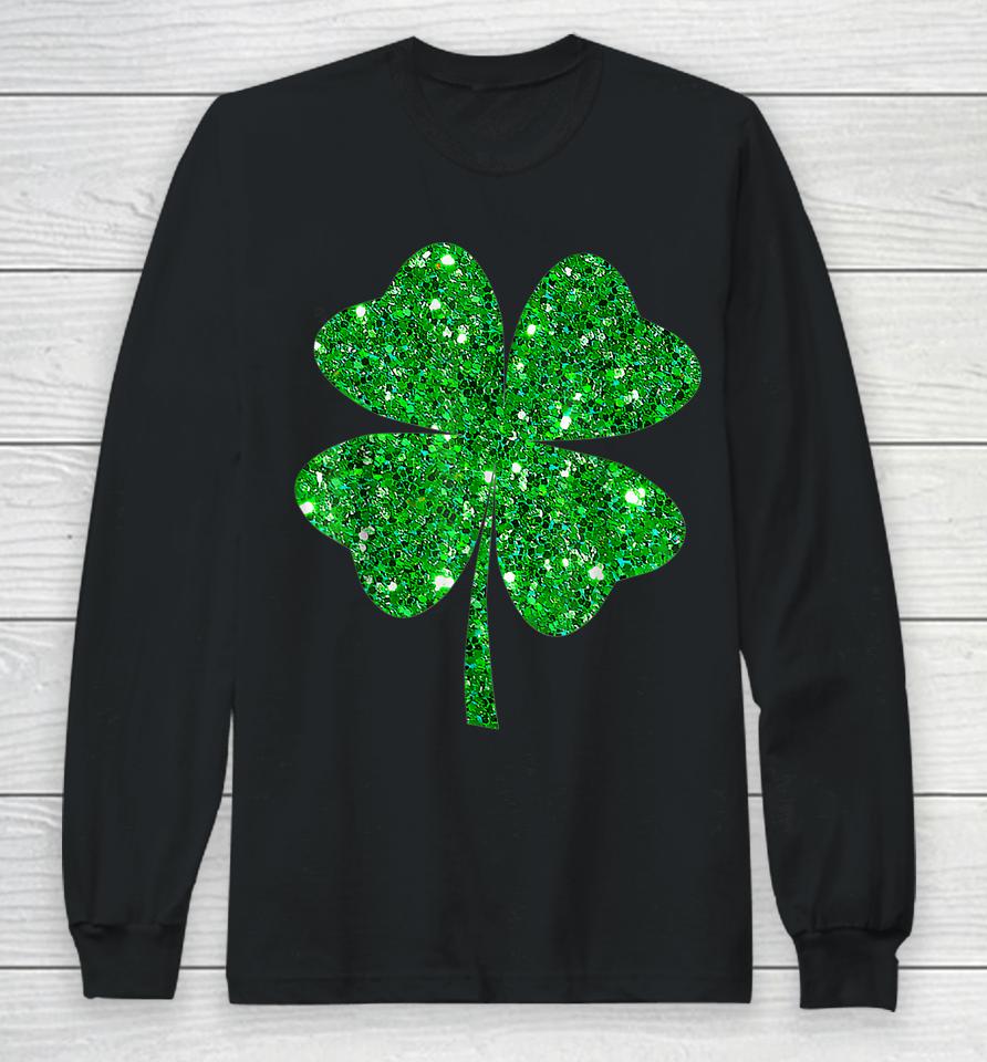 Irish Lucky Shamrock Green Clover St Patrick's Day Patricks Long Sleeve T-Shirt