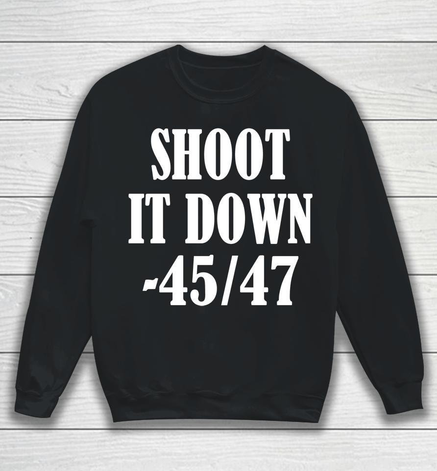 Irish Peach Designs Store Shoot It Down 45 47 Sweatshirt