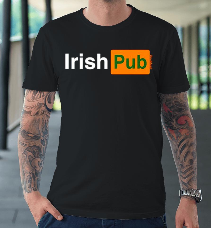 Irish Pub Parody Logo Premium T-Shirt