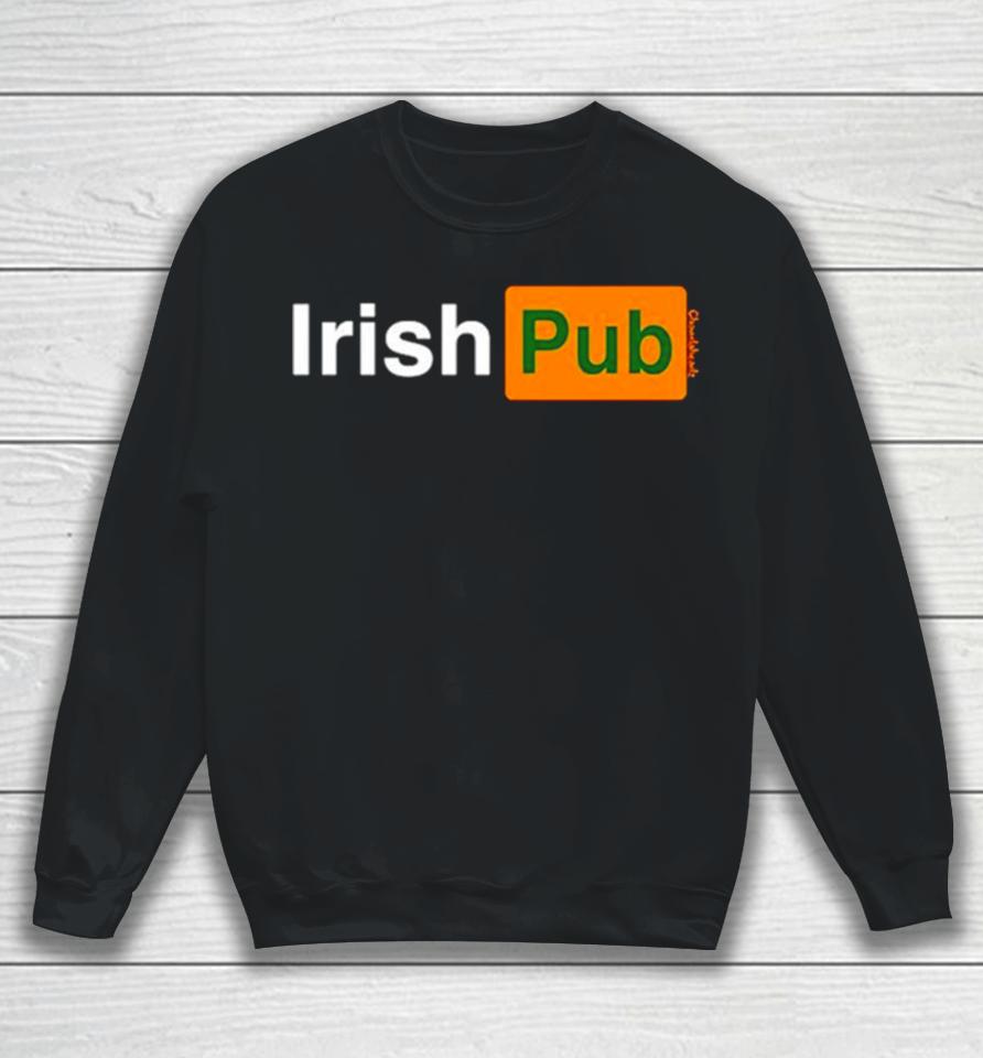 Irish Pub Parody Logo Sweatshirt