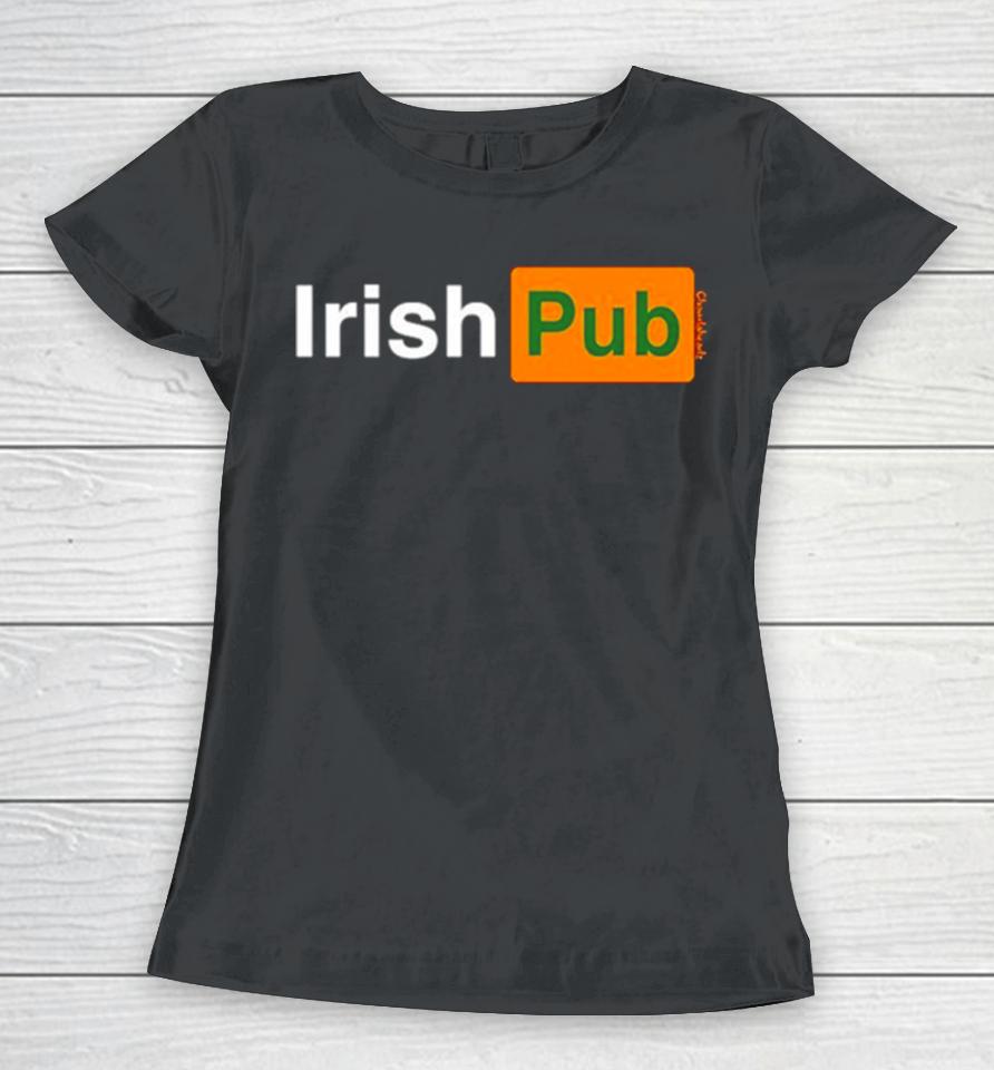 Irish Pub Parody Logo Women T-Shirt