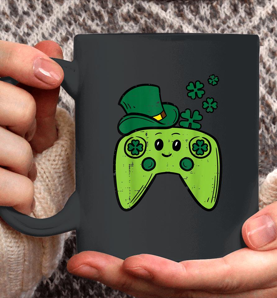 Irish Video Game Controller Gamer Boys Girls  St Patrick's Day Coffee Mug