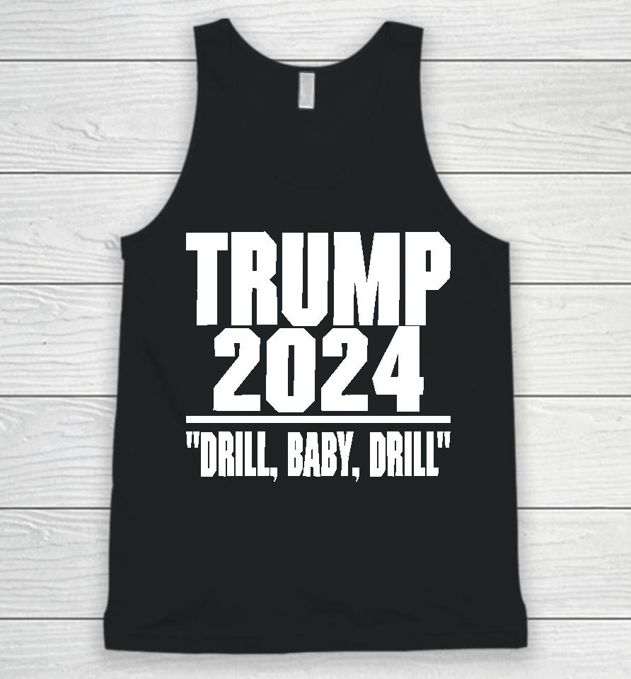 Irishpeachbackup Trump 2024 Drill Baby Drill Unisex Tank Top