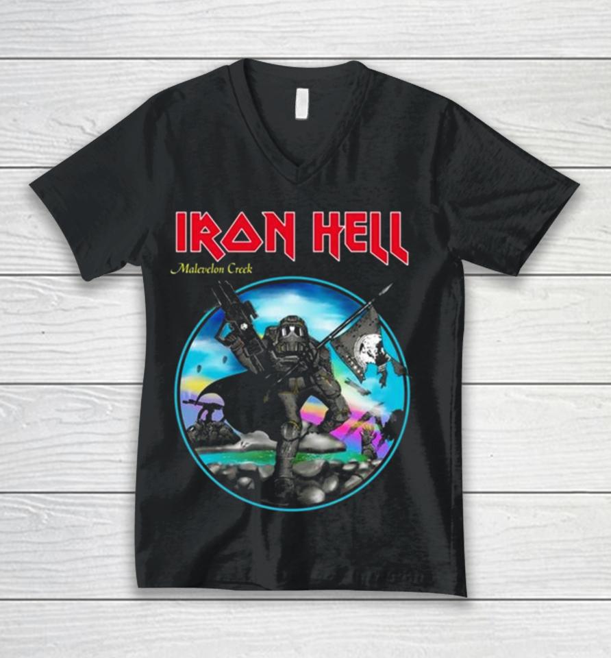 Iron Hell Malevelon Creek Unisex V-Neck T-Shirt