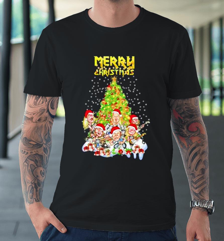 Iron Maiden Merry Christmas Tree Sweatshirts Premium T-Shirt