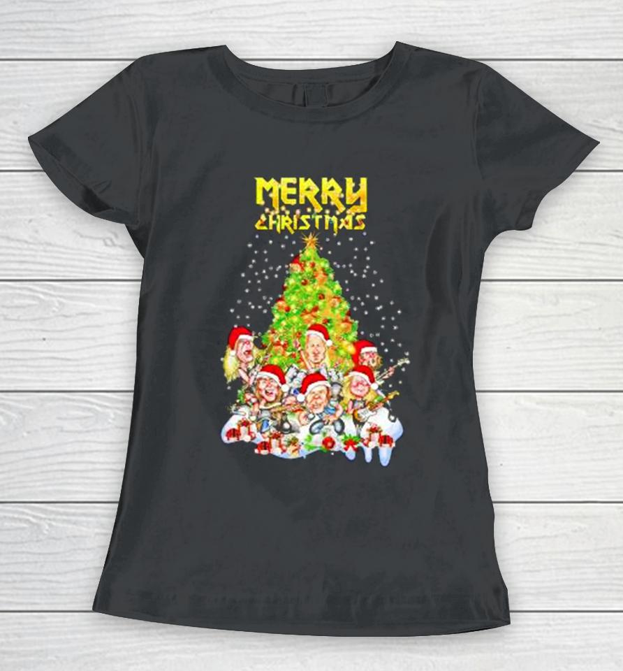 Iron Maiden Merry Christmas Tree Sweatshirts Women T-Shirt