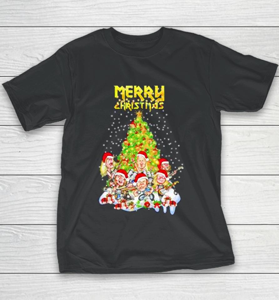 Iron Maiden Merry Christmas Tree Sweatshirts Youth T-Shirt